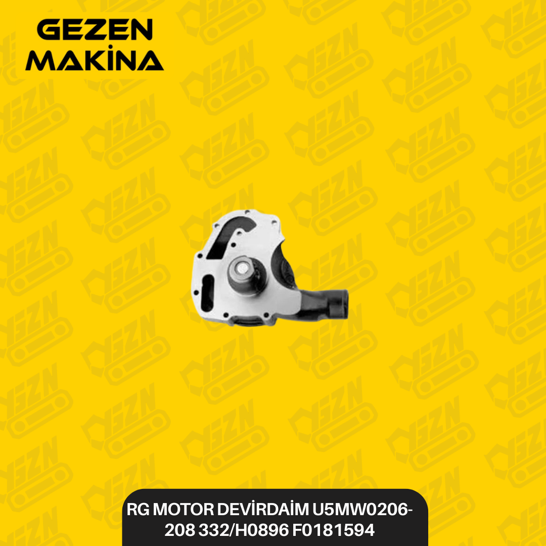 RG MOTOR DEVİRDAİM U5MW0206 208 332 H0896 F0181594 - Yedek Parça
