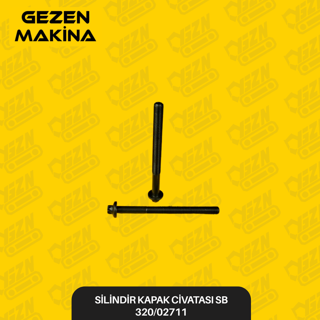 SİLİNDİR KAPAK CİVATASİ SB 320 02711 - Ci̇vata Grubu