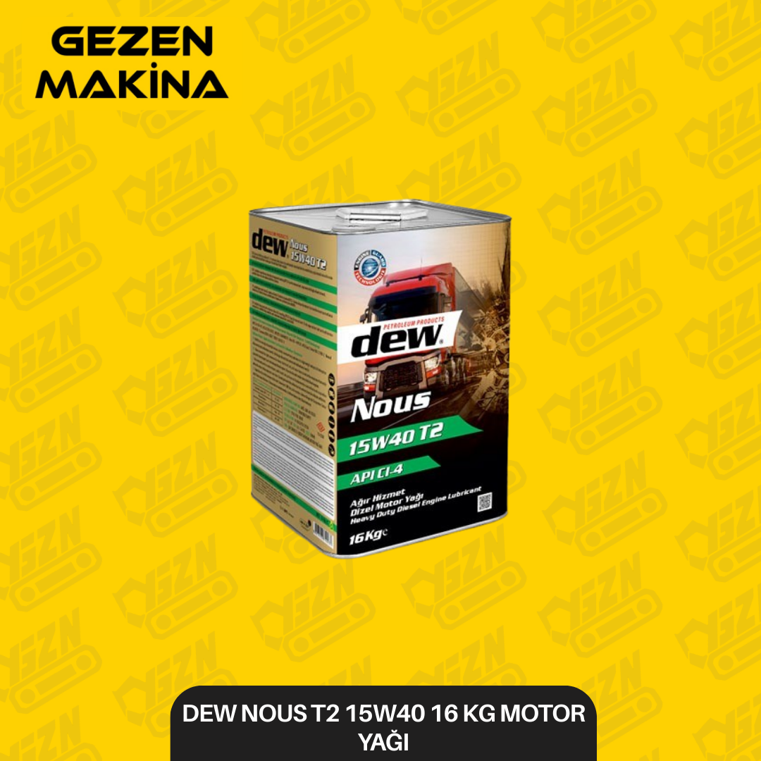 DEW NOUS T2 15W40 16 KG MOTOR YAGİ - Yağ Grubu