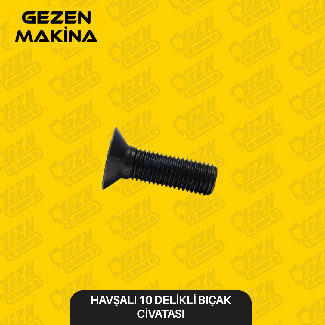 HAVSALİ 10 DELİKLİ BİCAK CİVATASİ - Ci̇vata Grubu